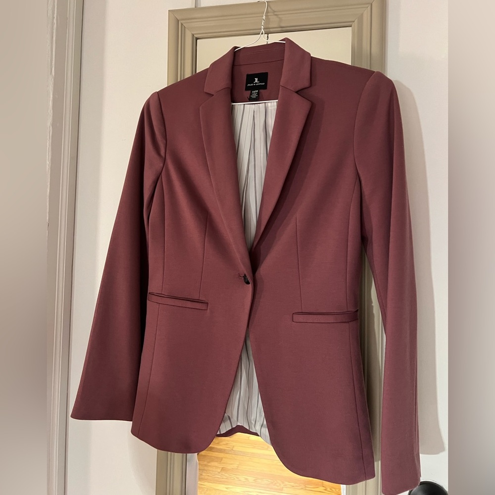 Jules &‎ Leopold Pink Blazer Modern Tailored Design